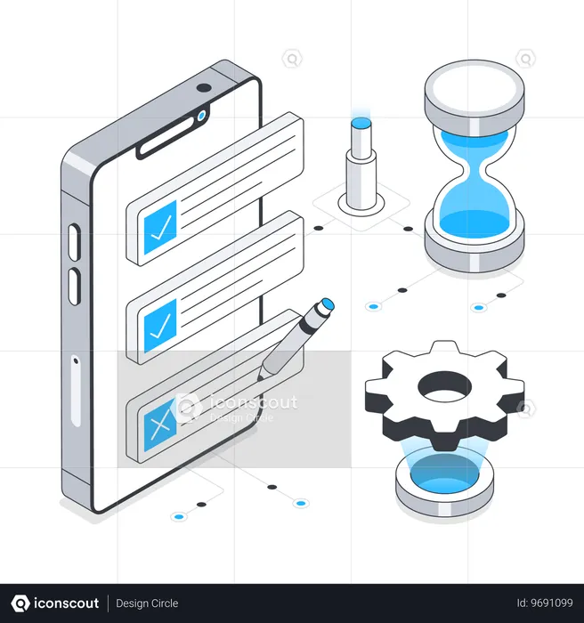 Task Management and planning  Illustration