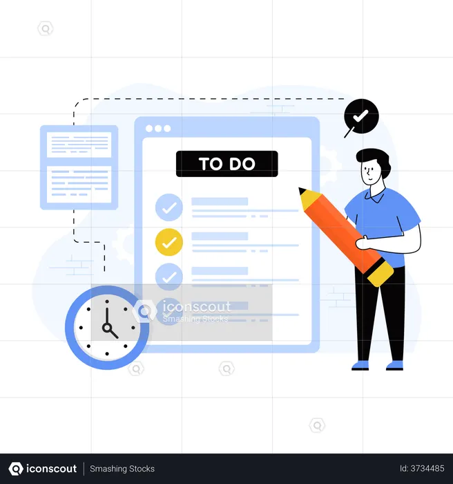 Task Management  Illustration