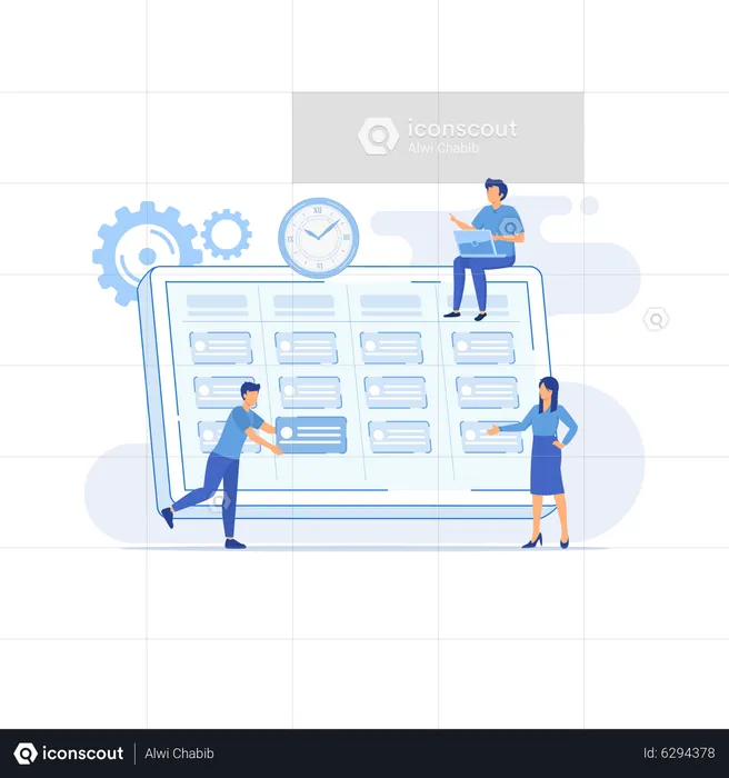 Task management  Illustration