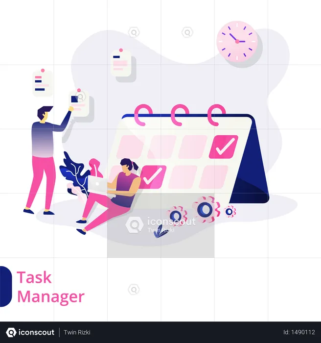 Task Manager  Illustration