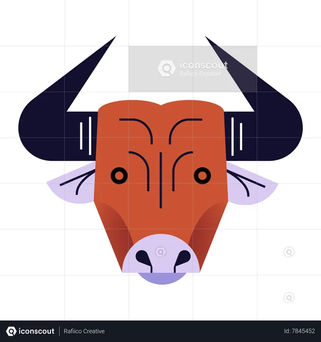 Taurus head  Illustration