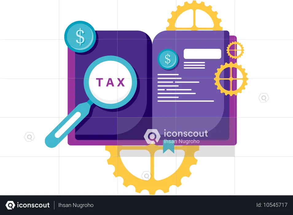 Tax bookkeeping  Illustration