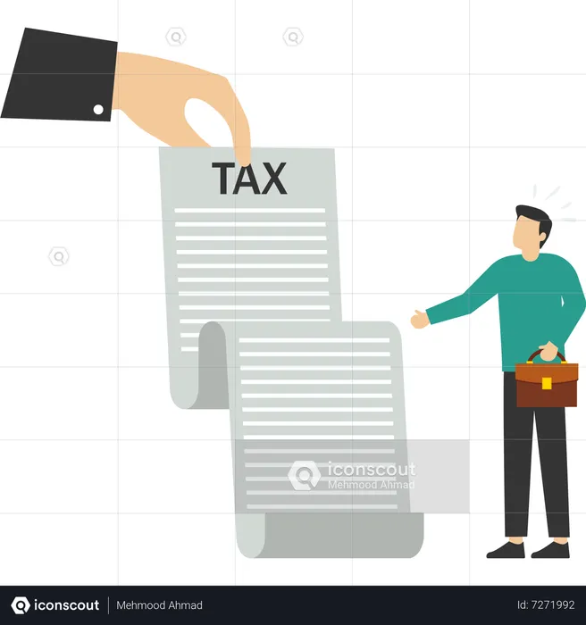 Tax burden  Illustration