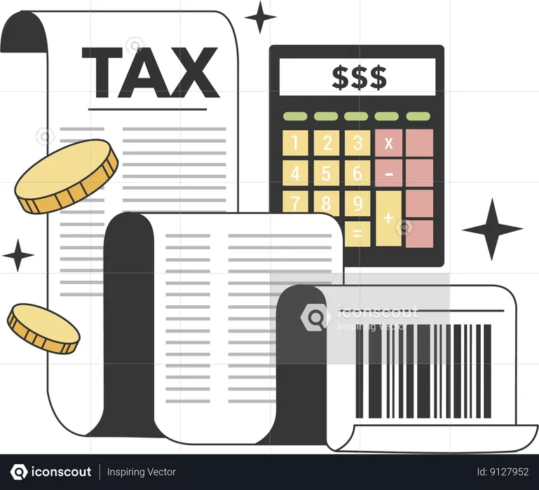 Tax calculation and auditing  Illustration