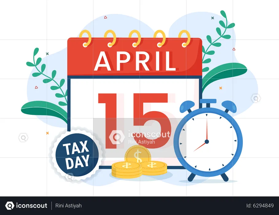 Tax Day  Illustration