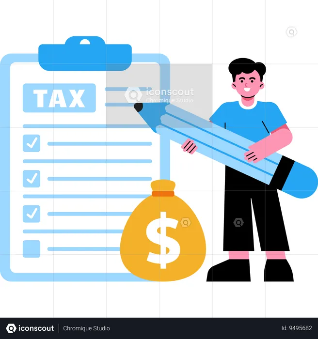 Tax Filling  Illustration