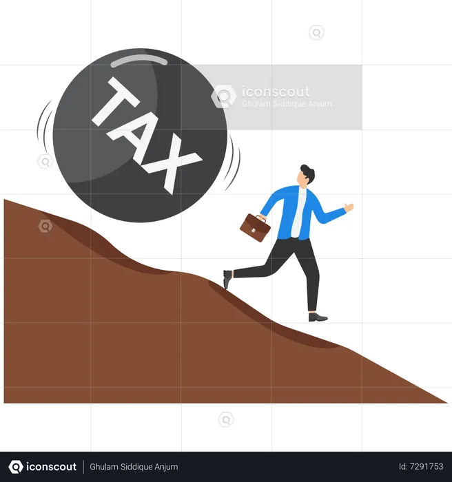 Tax payment deadline  Illustration