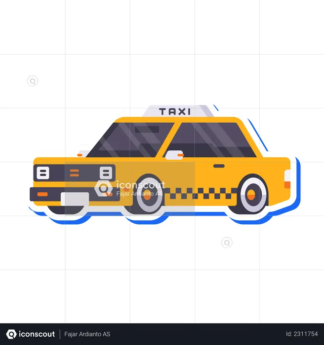 Taxi  Illustration