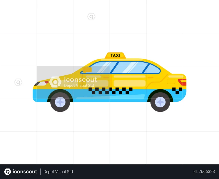 Taxi  Illustration