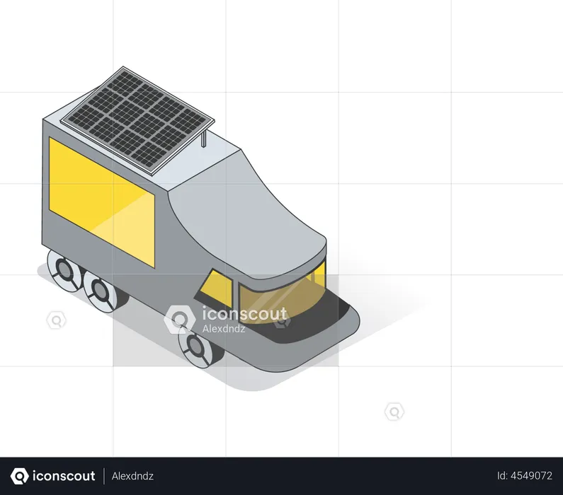 Táxi sem motorista  Ilustração