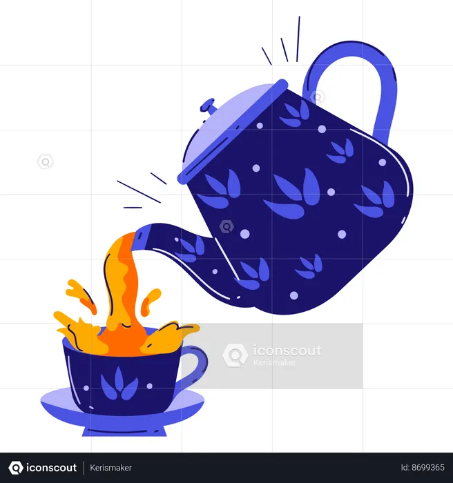 Tea pot  Illustration