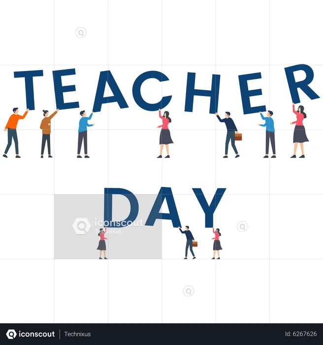 Teachers Day  Illustration