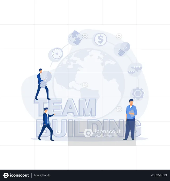 Team building  Illustration