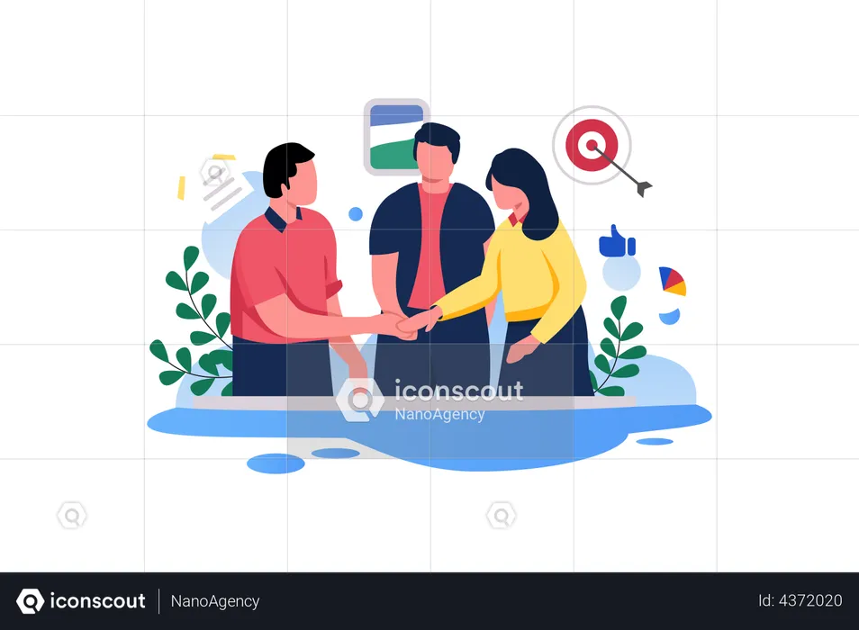 Business Team  Illustration