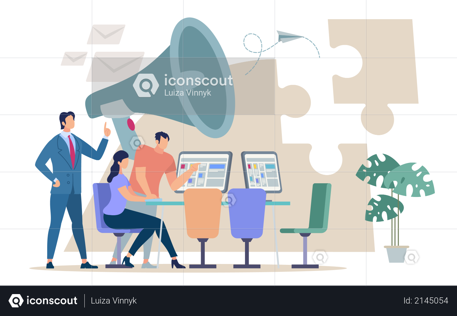Team Management Illustration