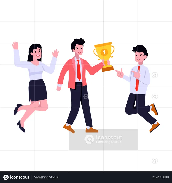 Team Success  Illustration