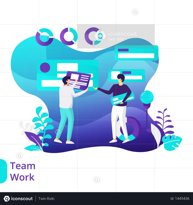 Team Work  Illustration