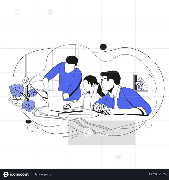 Team Work  Illustration