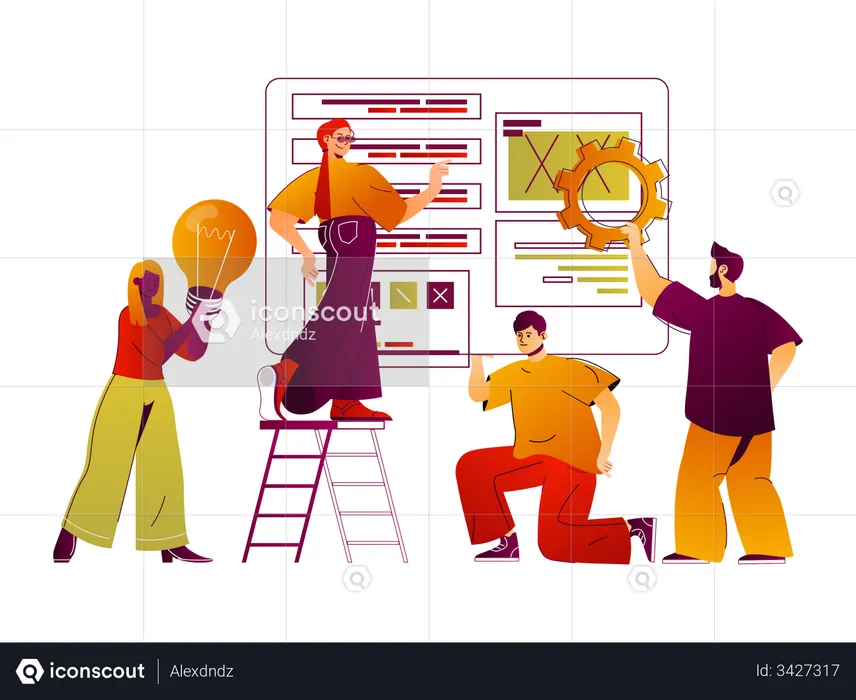 Teamwork  Illustration