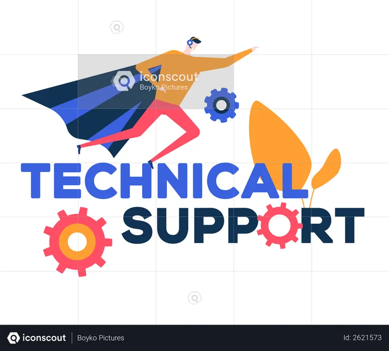 Technical support  Illustration