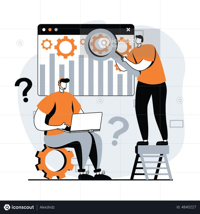 Technical Support Service  Illustration