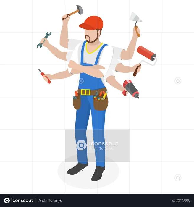 Technicien de maintenance  Illustration