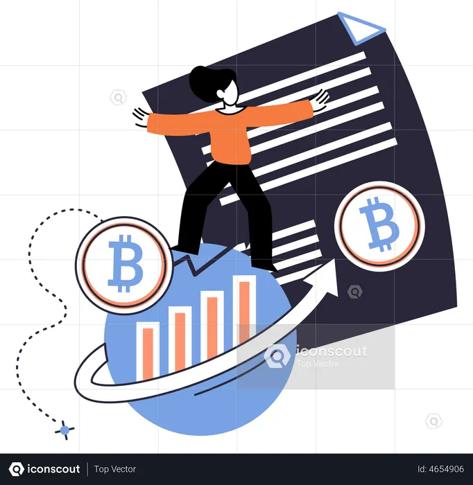 Technologie de réseau blockchain  Illustration