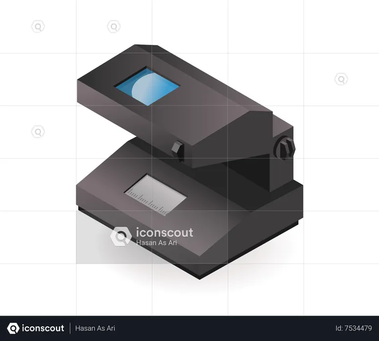 Technology Counterfeit money detection tool  Illustration