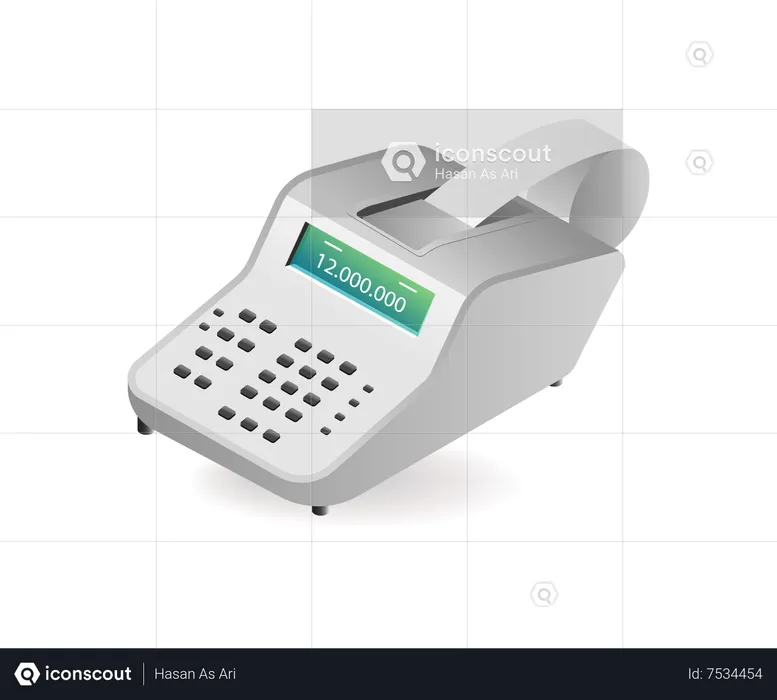 Technology tool label printing  Illustration