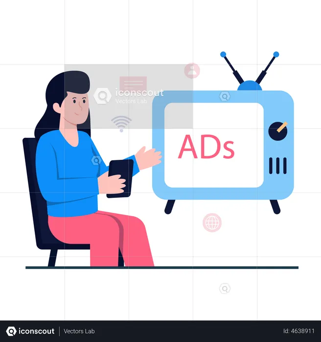 Television Advertisement  Illustration