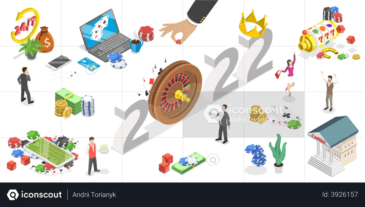 Tendances de l’industrie des casinos en 2022  Illustration