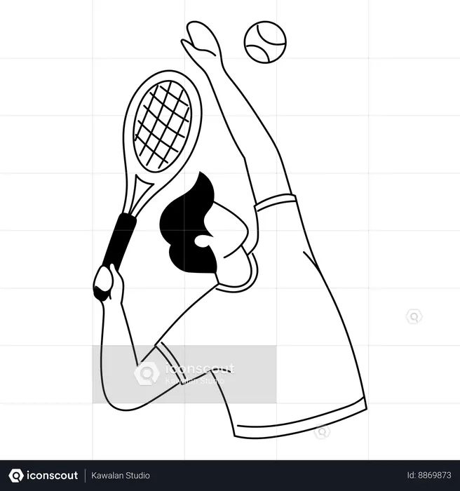 Tennis  Illustration