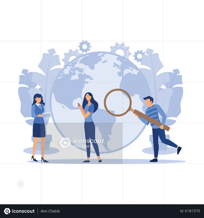 Terceirização do trabalho em equipe  Ilustração