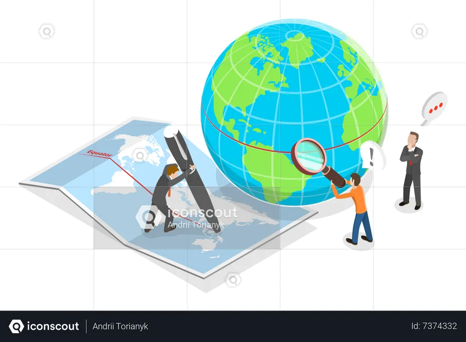 Equador terrestre  Ilustração