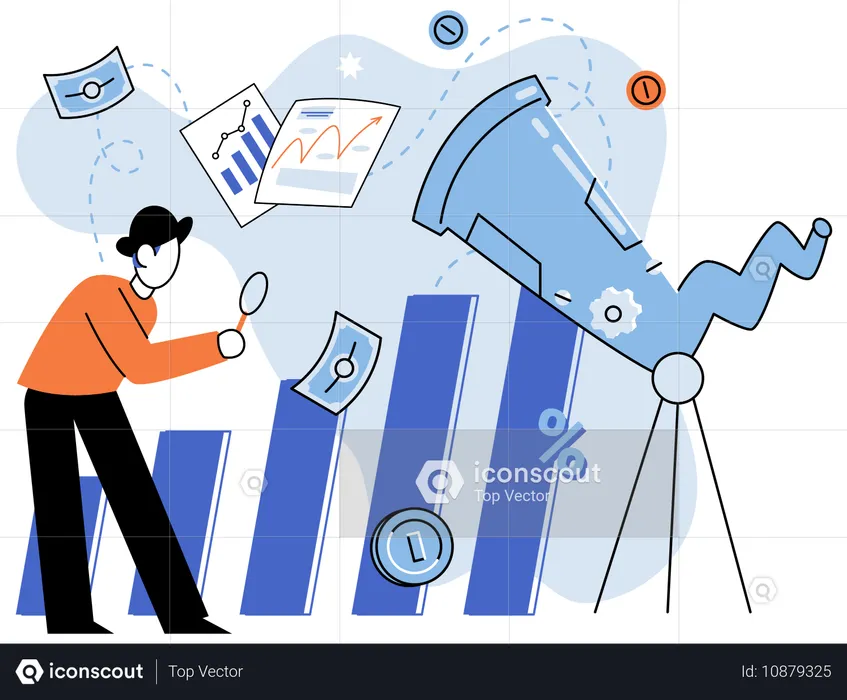 Teste de DNA de identidade de mercado  Ilustração