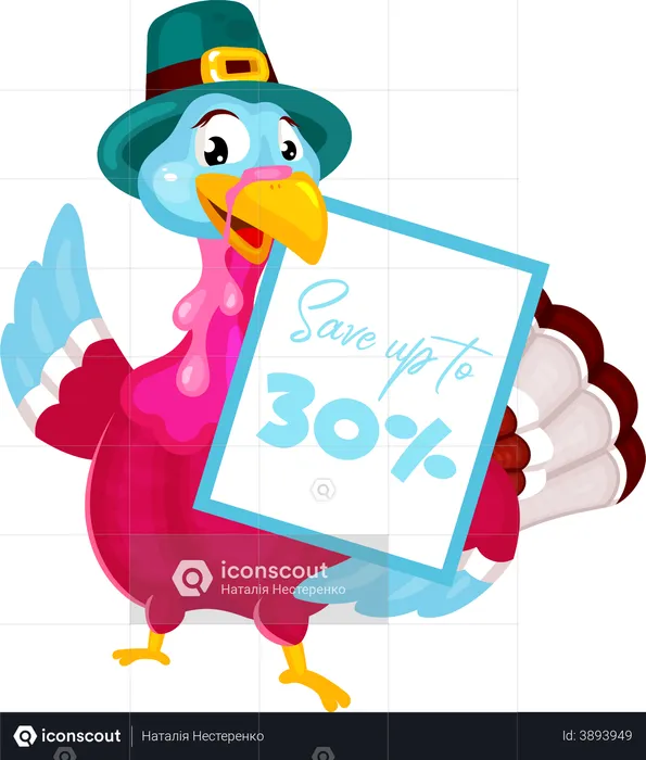 Thanksgiving day Discount  Illustration