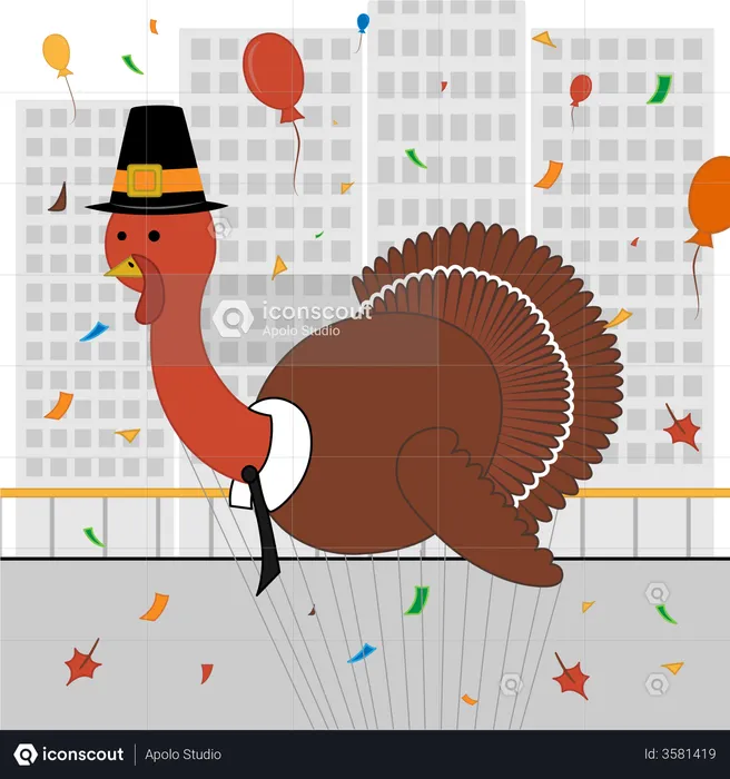 Thanksgiving turkey  Illustration