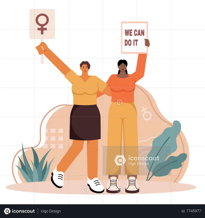 The Future Is Women's Equality  Illustration