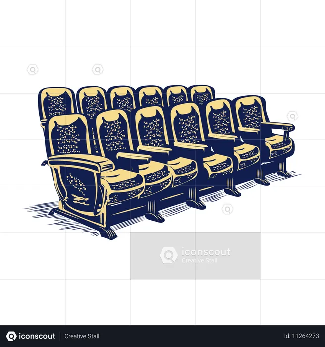 Theatre Seats  Illustration