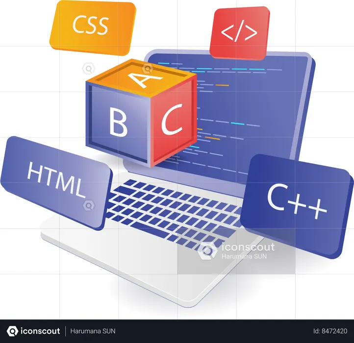 There are many programming languages for building website pages  Illustration