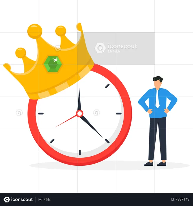 Time is king  Illustration