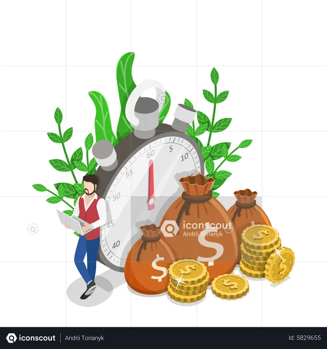 Time is money  Illustration