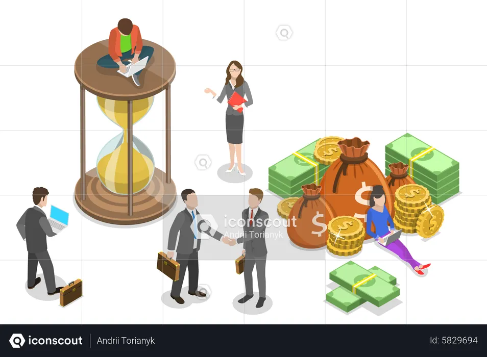 Time is money  Illustration