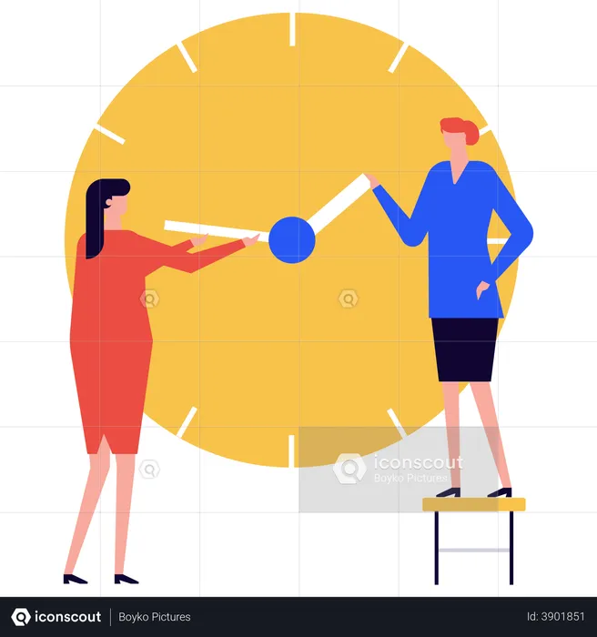 Time management  Illustration