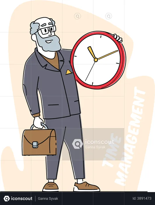 Time Management and Procrastination  Illustration