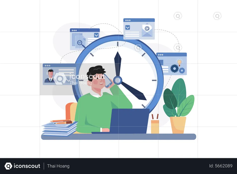 Time Management  Illustration