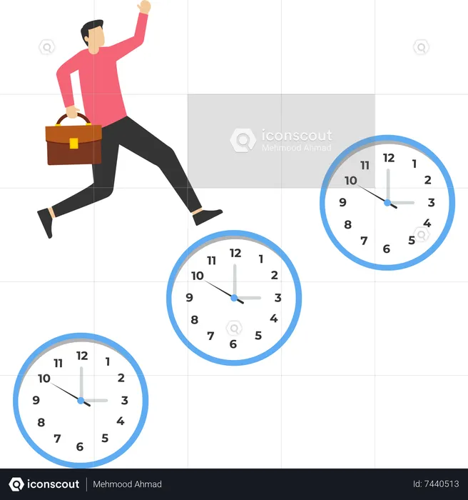 Time management technique  Illustration