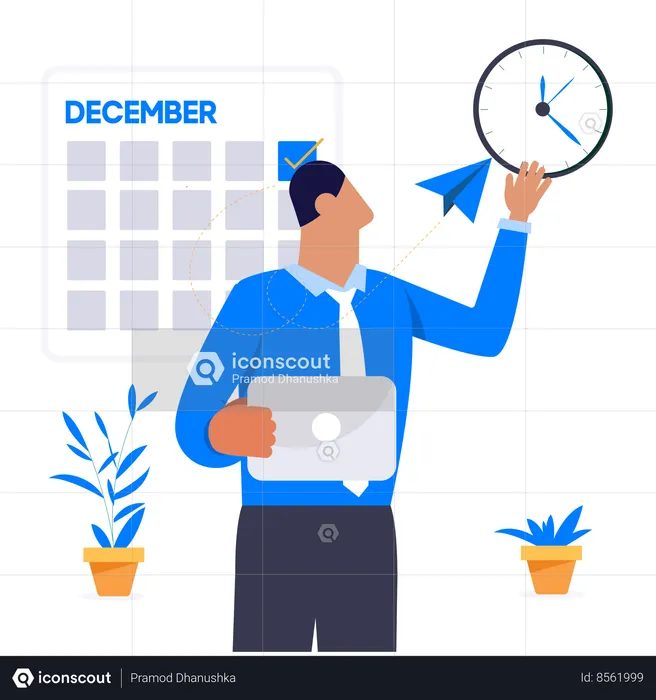 Time Planning  Illustration