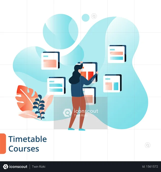 Timetable Courses  Illustration