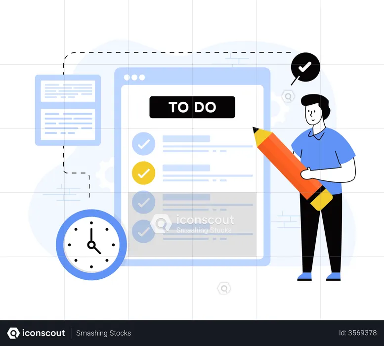 To Do List  Illustration